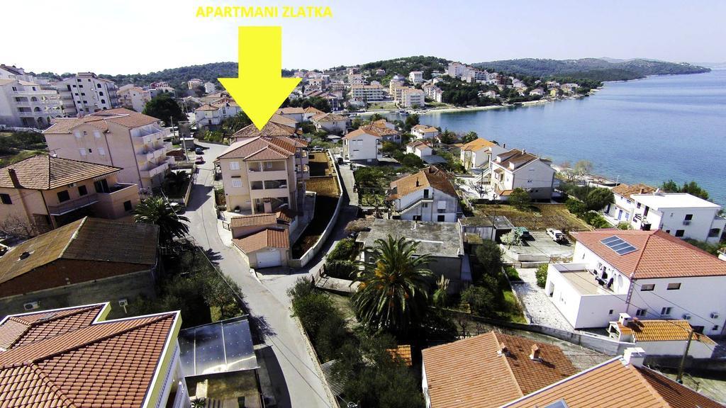 Apartments Zlatka Трогир Экстерьер фото